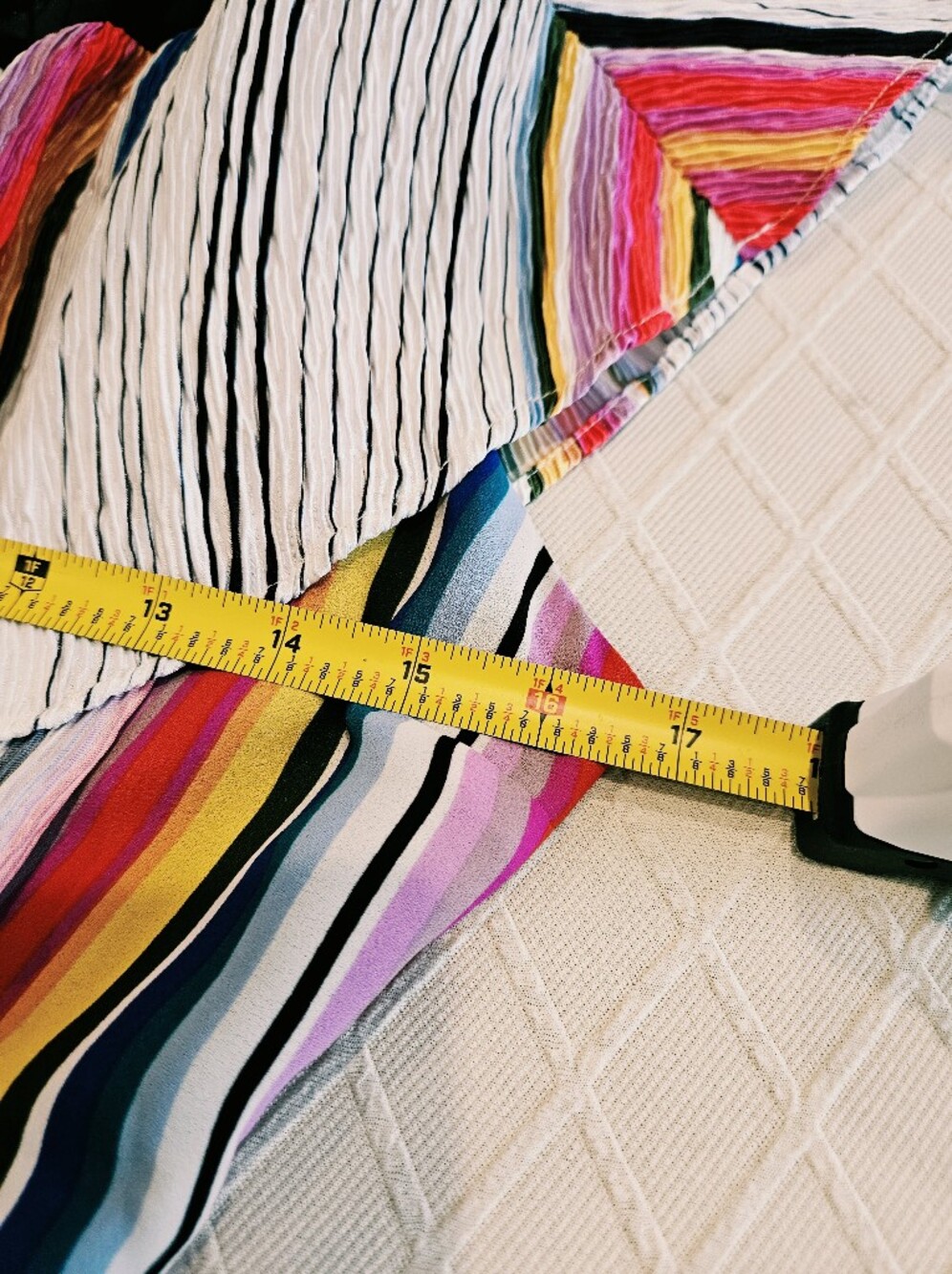 NWT Rachel Rachel Roy Rainbow Stripe One Shoulder Midi Dress Size S Colorful - Picture 9 of 11